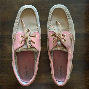 Sperry Top-Sider Pink Tan Leather